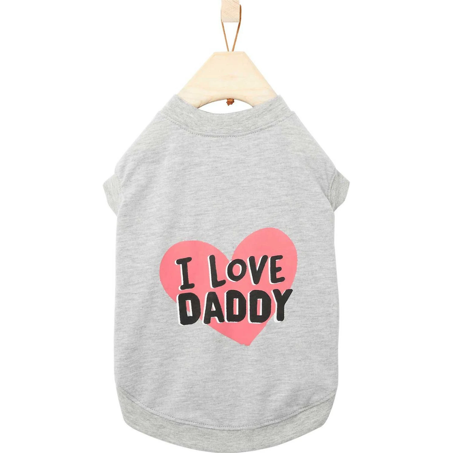 Frisco I Love Daddy Dog & Cat T-Shirt, Gray 3 Frisco I Love Daddy Dog & Cat T-Shirt, Gray