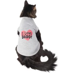 Frisco I Love Daddy Dog & Cat T-Shirt, Gray 11 Frisco I Love Daddy Dog & Cat T-Shirt, Gray -Pet Cat Store 249263 PT2. AC SS1800 V1624616254