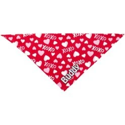 Frisco XOXO Hearts Personalized Dog & Cat Bandana -Pet Cat Store 254203 PT2. AC SS1800 V1632494772