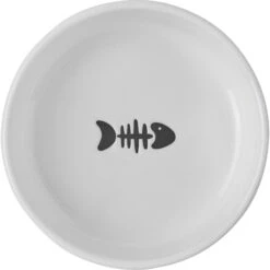 Frisco Round Meow Non-skid Ceramic Cat Bowl With Wood Base 12 Frisco Round Meow Non-skid Ceramic Cat Bowl With Wood Base -Pet Cat Store 256078 PT4. AC SS1800 V1615312284