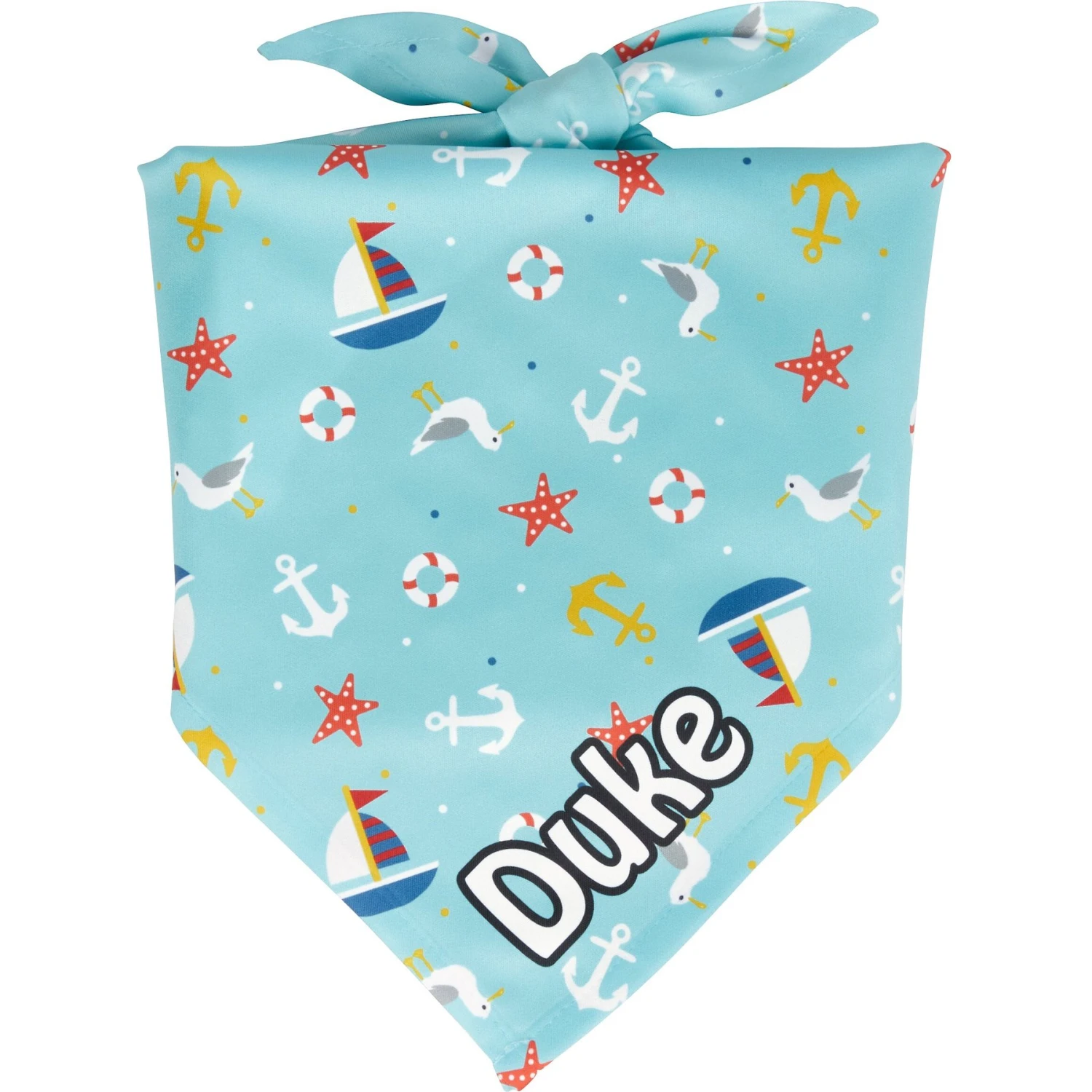 Frisco Nautical Personalized Dog & Cat Bandana 3 Frisco Nautical Personalized Dog & Cat Bandana