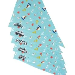Frisco Nautical Personalized Dog & Cat Bandana 15 Frisco Nautical Personalized Dog & Cat Bandana -Pet Cat Store 258762 PT4. AC SS1800 V1619560038