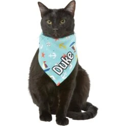 Frisco Nautical Personalized Dog & Cat Bandana 18 Frisco Nautical Personalized Dog & Cat Bandana -Pet Cat Store 258762 PT7. AC SS1800 V1619558224
