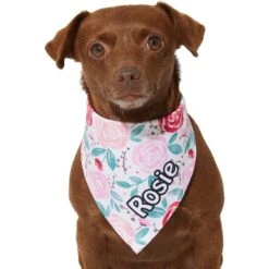 Frisco Watercolor Roses Personalized Dog & Cat Bandana 16 Frisco Watercolor Roses Personalized Dog & Cat Bandana -Pet Cat Store 267531 PT5. AC SS1800 V1632424286