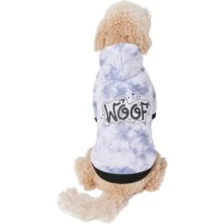 Frisco Woof Tiedye Print Dog & Cat Hoodie -Pet Cat Store 267986 PT2. AC SS1800 V1637649411