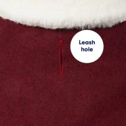 Frisco Mediumweight Pom Pom Bow Dog & Cat Peacoat Dress, Red -Pet Cat Store 268200 PT6. AC SS1800 V1628827641