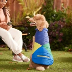Frisco Mediumweight Colorblock 2-in-1 Dog & Cat Fleece Coat -Pet Cat Store 268350 PT8. AC SS1800 V1629755551