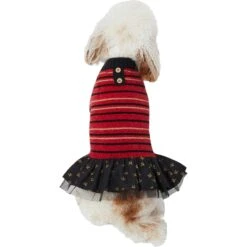 Frisco Chenille Knit Striped Dog & Cat Dress 11 Frisco Chenille Knit Striped Dog & Cat Dress -Pet Cat Store 268668 PT2. AC SS1800 V1637652393