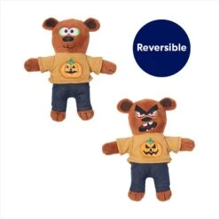 Frisco Halloween Good Bear, Bad Bear Reversible Plush Cat Toy With Catnip -Pet Cat Store 270299 PT2. AC SS1800 V1689878868