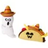 Frisco Halloween Fiesta Ghost & Taco Plush Cat Toy With Catnip, 2 Count 1 Frisco Halloween Fiesta Ghost & Taco Plush Cat Toy With Catnip, 2 Count -Pet Cat Store 270319 MAIN. AC SS1800 V1621949321
