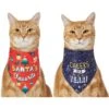 Frisco Santa's Favorite & Cheers To The New Year Dog & Cat Reversible Bandana -Pet Cat Store 276285 MAIN. AC SS1800 V1637716060