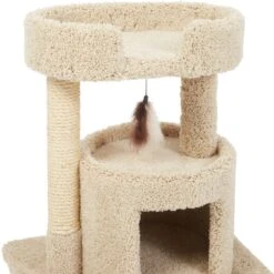 Frisco 27-in Real Carpet Cat Tree With Condo And Oval Perch 8 Frisco 27-in Real Carpet Cat Tree With Condo And Oval Perch -Pet Cat Store 282747 PT3. AC SS1800 V1621949602
