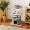 Frisco 37-in Real Carpet Cat Tree With Condo, Grey 1 Frisco 37-in Real Carpet Cat Tree With Condo, Grey -Pet Cat Store 282755 MAIN. AC SS1800 V1621949365