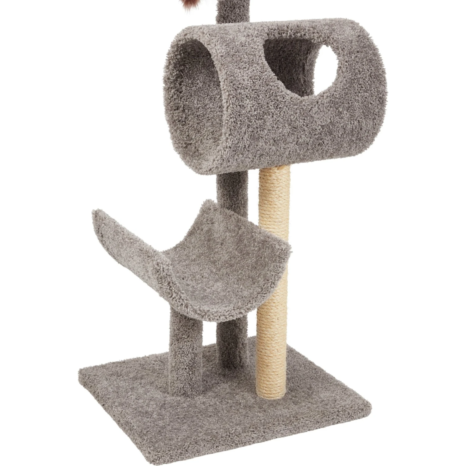 Frisco Real Carpet Cat Tree With Tunnel 6 Frisco Real Carpet Cat Tree With Tunnel - Image 4