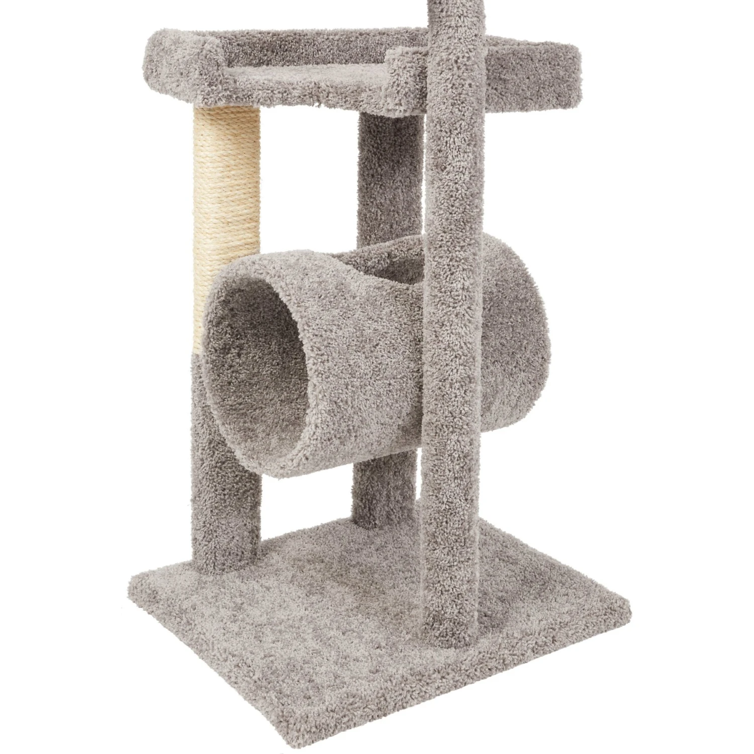 Frisco 54-in Real Carpet Cat Tree With Tunnel And Square Perches 6 Frisco 54-in Real Carpet Cat Tree With Tunnel And Square Perches - Image 4