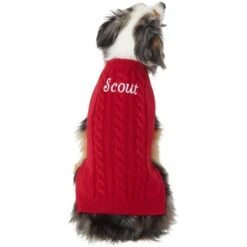 Frisco Personalized Dog & Cat Cable Knitted Sweater 10 Frisco Personalized Dog & Cat Cable Knitted Sweater -Pet Cat Store 285168 PT2. AC SS1800 V1628776600