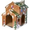 Frisco Holiday Log Cabin Cardboard Cat House 1 Frisco Holiday Log Cabin Cardboard Cat House -Pet Cat Store 287287 MAIN. AC SS1800 V1694814356