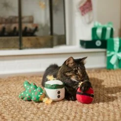 Frisco Holiday Candles Plush Cat Toy With Catnip -Pet Cat Store 287357 PT3. AC SS1800 V1632776526