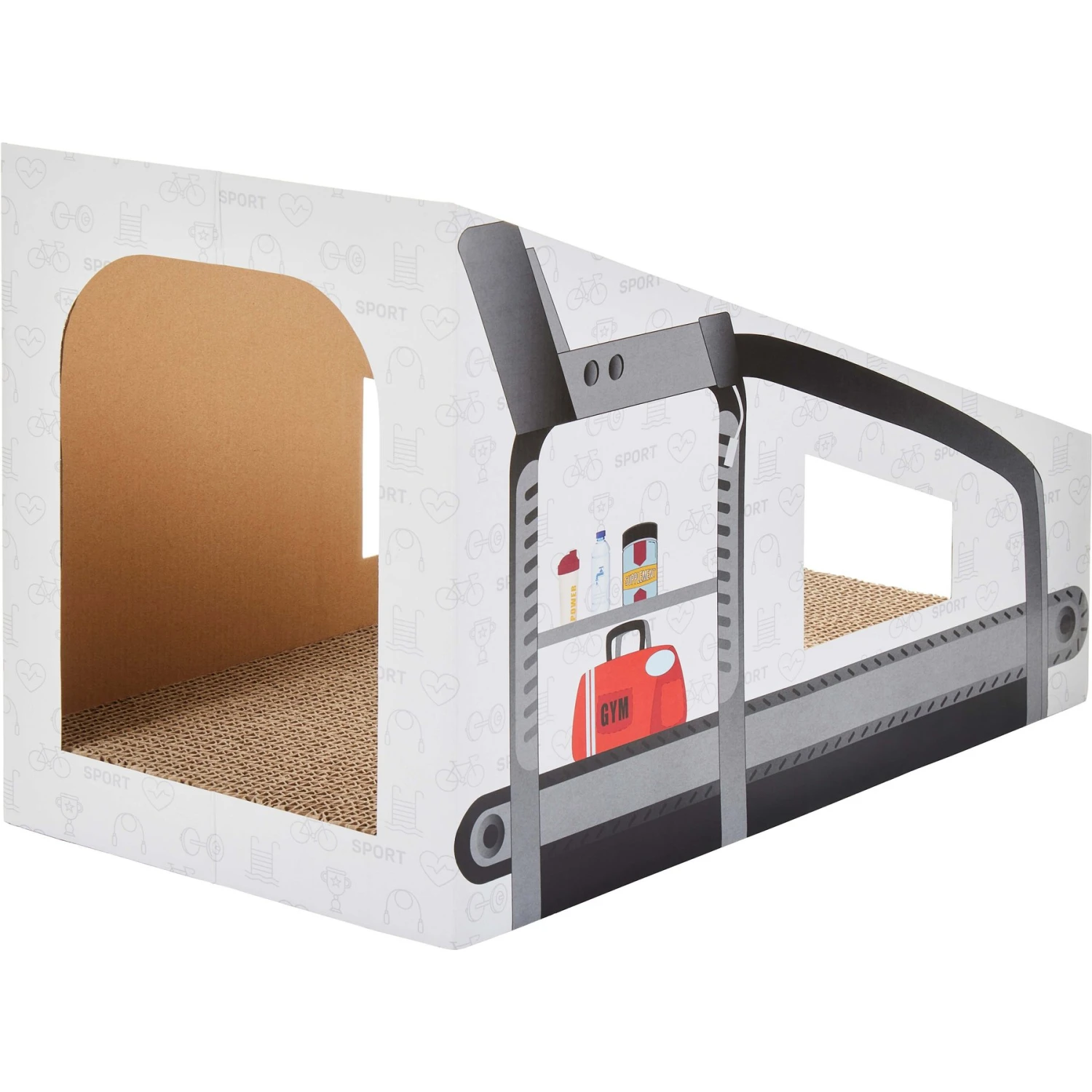 Frisco Treadmill Cardboard Cat House 3 Frisco Treadmill Cardboard Cat House