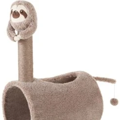 Frisco Animal Series Cat Tunnel With Scratching Post, Sloth -Pet Cat Store 289346 PT2. AC SS1800 V1630679827