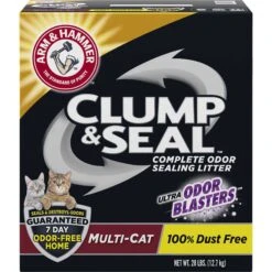 Frisco Plush, Teaser, Ball & Tri-Tunnel Variety Pack Cat Toy With Catnip, 20 Count & Arm & Hammer Litter Clump & Seal Multi-Cat Scented Clumping Clay Cat Litter -Pet Cat Store 293064 PT3. AC SS1800 V1620013628