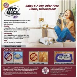 Frisco Plush, Teaser, Ball & Tri-Tunnel Variety Pack Cat Toy With Catnip, 20 Count & Arm & Hammer Litter Clump & Seal Multi-Cat Scented Clumping Clay Cat Litter -Pet Cat Store 293064 PT4. AC SS1800 V1620007036