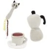 Frisco Brunch Coffee Set Plush Cat Toy With Catnip