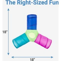 Hartz Delectables Stew Chicken & Tuna Lickable Cat Treat & Frisco Foldable Play Tri-Tunnel Cat Toy -Pet Cat Store 298074 PT5. AC SS1800 V1621266436