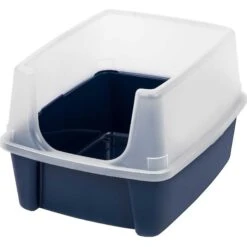 Frisco Plastic Litter Scooper With Caddy & IRIS USA Open Top Litter Box With Scatter Shield -Pet Cat Store 298166 PT3. AC SS1800 V1623201749