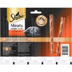 Sheba Meaty Tender Sticks Chicken Flavor Soft Adult Cat Treats & Frisco Moppy Ball Cat Toy With Catnip -Pet Cat Store 298506 PT2. AC SS1800 V1623204147