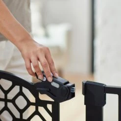 Frisco Metal Geometric Pattern Extra Wide Auto-close Dog Gate -Pet Cat Store 299512 PT4. AC SS1800 V1627306665