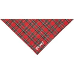 Frisco Tartan Plaid Embroidered Personalized Dog & Cat Bandana -Pet Cat Store 301157 PT3. AC SS1800 V1628013767