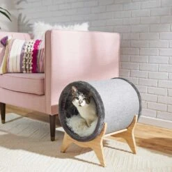 Frisco Modern Round Elevated Cat Bed & Frisco Modern Tunnel Elevated Cat Bed 17 Frisco Modern Round Elevated Cat Bed & Frisco Modern Tunnel Elevated Cat Bed -Pet Cat Store 303470 PT7. AC SS1800 V1623061662