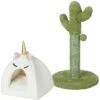 Frisco Novelty Unicorn Covered Cat & Dog Bed & Frisco Cactus Cat Scratching Post -Pet Cat Store 303496 MAIN. AC SS1800 V1623051464