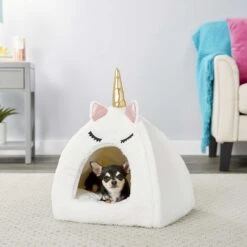Frisco Novelty Unicorn Covered Cat & Dog Bed & Frisco Cactus Cat Scratching Post -Pet Cat Store 303496 PT4. AC SS1800 V1623088955