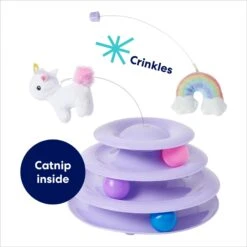 Frisco Unicorn & Rainbow Cat Tracks Cat Toy With Catnip -Pet Cat Store 308891 PT2. AC SS1800 V1695760987