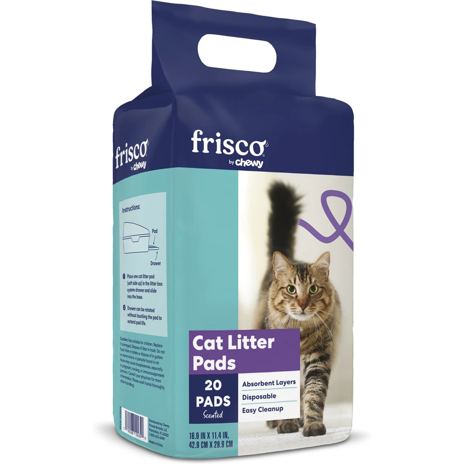 Frisco Cat Litter Pads, Scented 3 Frisco Cat Litter Pads, Scented