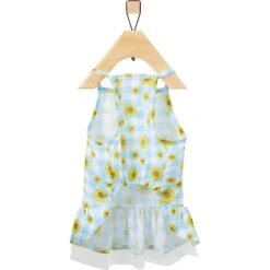 Frisco Sunflower Gingham Dog & Cat Dress 12 Frisco Sunflower Gingham Dog & Cat Dress -Pet Cat Store 312120 PT4. AC SS1800 V1644424205