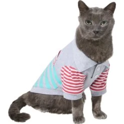 Frisco Striped Polo Dog & Cat Shirt -Pet Cat Store 312208 PT2. AC SS1800 V1644880382