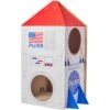 Frisco Spaceship Cardboard Cat House, 2-Story 2 Frisco Spaceship Cardboard Cat House, 2-Story -Pet Cat Store 317721 MAIN. AC SS1800 V1686839253