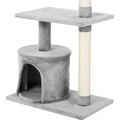 Frisco 61-in Faux Fur Cat Tree & Condo & Frisco 38-in Cat Tree With Condo, Top Perch & Toy -Pet Cat Store 318964 PT7. AC SS1800 V1630364512