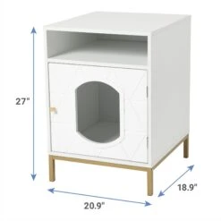 Frisco Elevated Side Table Litter Box Cover -Pet Cat Store 322627 PT2. AC SS1800 V1661376260