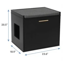 Frisco Drop Down Door Bench Cat Litter Box Cover 8 Frisco Drop Down Door Bench Cat Litter Box Cover -Pet Cat Store 322629 PT2. AC SS1800 V1653488860