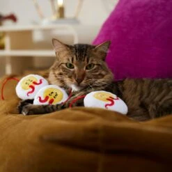 Frisco Halloween Haunted Deviled Eggs Plush Cat Toy With Catnip -Pet Cat Store 344058 PT3. AC SS1800 V1657657030