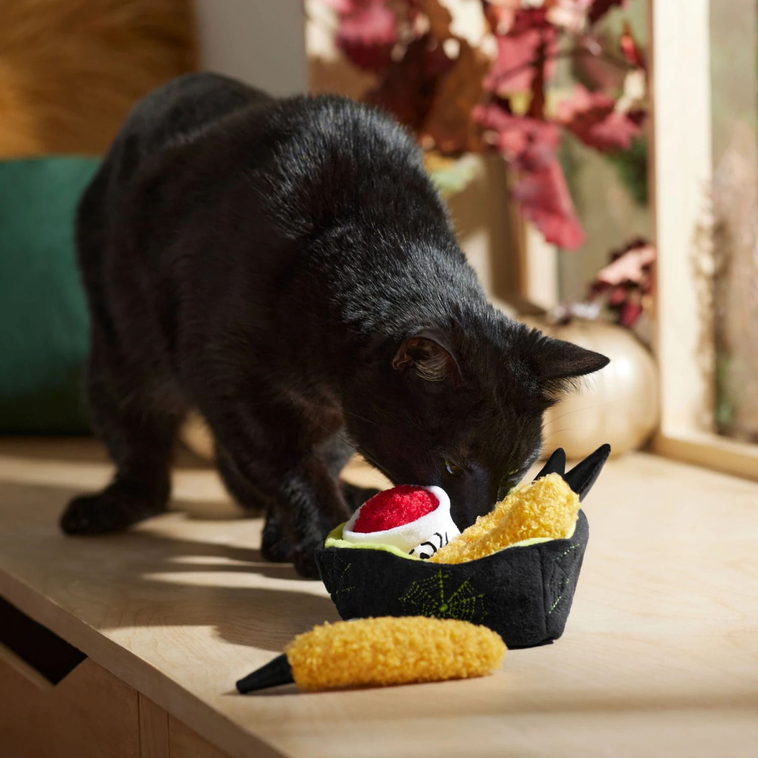 Frisco Halloween Haunted Mozzarella Sticks Plush Cat Toy With Catnip 5 Frisco Halloween Haunted Mozzarella Sticks Plush Cat Toy With Catnip - Image 3