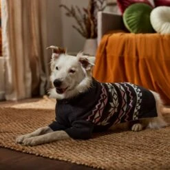 Frisco Gray Chevron Print Dog & Cat Sweater -Pet Cat Store 353555 PT7. AC SS1800 V1660749506