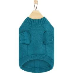 Frisco Teal Button Down Dog & Cat Sweater -Pet Cat Store 353580 PT5. AC SS1800 V1659727130