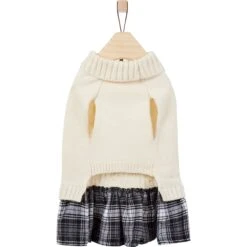 Frisco Plaid Dog & Cat Sweater Dress -Pet Cat Store 353673 PT5. AC SS1800 V1659726533