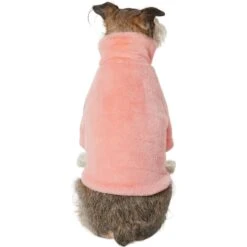 Frisco Lightweight Faux Fur Pink Puffer Dog & Cat Coat -Pet Cat Store 353869 PT2. AC SS1800 V1659007530