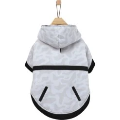 Frisco Mid-Heavyweight White Camouflage Dog & Cat Parka -Pet Cat Store 353949 PT4. AC SS1800 V1659725990